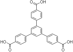 structure of CAS# 50446-44-1, 1,3,5-三(4-羧基苯基)苯