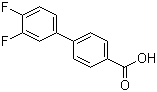structure of CAS# 505082-81-5, 3',4'-二氟联苯-4-羧酸