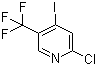 structure of CAS# 505084-55-9, 2-氯-5-三氟甲基-4-碘吡啶