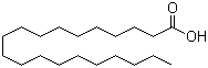 Eicosanoic acid molecular structure (CAS 506-30-9)