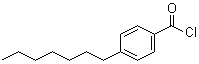 CAS # 50606-96-7, 4-Heptylbenzoyl chloride, p-Heptylbenzoyl chloride