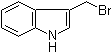 structure of CAS# 50624-64-1, 3-(Bromomethyl)-1H-indole