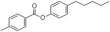 structure of CAS# 50649-59-7, 4-甲基苯甲酸对戊基苯酚酯