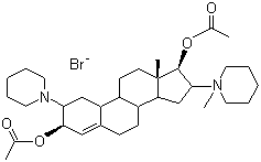 structure of CAS# 50700-72-6, 维库溴铵