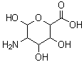 CAS # 50767-83-4, 5-Aminotetrahydro-3,4,6-trihydroxy-2H-pyran-2-carboxylic acid