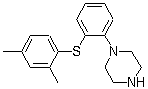 CAS # 508233-74-7, Vortioxetine, Lu AA 21004, 1-[2-(2,4-Dimethylphenylsulfanyl)phenyl]piperazine