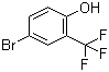 structure of CAS# 50824-04-9, 4-Bromo-2-(trifluoromethyl)phenol