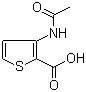 structure of CAS# 50901-18-3, 3-(乙酰氨基)噻吩-2-羧酸