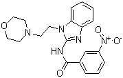 CAS # 509093-47-4, IRAK-1-4 Inhibitor I, 3-Nitro-N-(1-(2-morpholin-4-ylethyl)-1H-benzimidazol-2-yl)benzamide