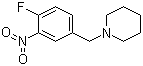 structure of CAS# 509093-74-7, 1-(4-氟-3-硝基苄基)哌啶