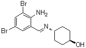 CAS # 50910-53-7, trans-4-[[(2-Amino-3,5-dibromophenyl)methylene]amino]cyclohexanol