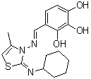 CAS # 509102-00-5, 4-[[[2-(Cyclohexylimino)-4-methyl-3(2H)-thiazolyl]imino]methyl]-1,2,3-benzenetriol