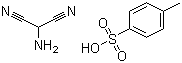 structure of CAS# 5098-14-6, 氨基丙二腈对甲苯磺酸盐