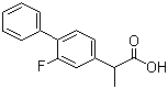 CAS # 5104-49-4, Flurbiprofen, 3-Fluoro-4-phenylhydratropic acid, Ansaid
