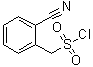 structure of CAS# 51045-34-2, 2-Cyanobenzenemethanesulfonyl chloride