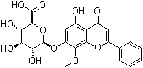 structure of CAS# 51059-44-0, Wogonoside