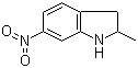 2,3-二氢-2-甲基-6-硝基-1H-吲哚分子结构 (CAS 51134-82-8)