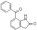 7-Benzoyl-1,3-dihydro-2H-indol-2-one molecular structure (CAS 51135-38-7)
