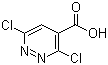 structure of CAS# 51149-08-7, 3,6-二氯哒嗪-4-羧酸