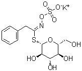 Glucotropaeolin potassium salt molecular structure (CAS 5115-71-9)