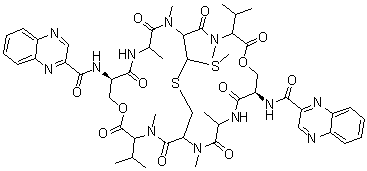 Quinomycin A molecular structure (CAS 512-64-1)