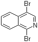structure of CAS# 51206-40-7, 1,4-二溴异喹啉