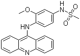 structure of CAS# 51264-14-3, Amsacrine