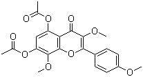 CAS # 5128-43-8, 5,7-Diacetoxy-3,4',8-trimethoxyflavone