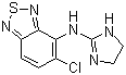 Tizanidine molecular structure (CAS 51322-75-9)