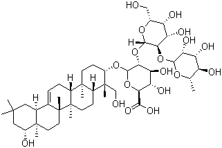 structure of CAS# 51330-27-9, 大豆皂苷 Bb