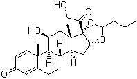 CAS # 51333-22-3, Budesonide, 16,17-Butylidenebis(oxy)-11-,21-dihydroxypregna-1,4-diene-3,20-dione