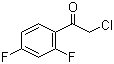 structure of CAS# 51336-94-8, 2-Chloro-2',4'-difluoroacetophenone