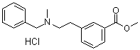 structure of CAS# 51352-87-5, 3-(2-苄基(甲基)氨基乙基)苯甲酸甲酯盐酸盐