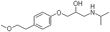 structure of CAS# 51384-51-1, 美托洛尔