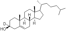 CAS 登录号：51467-57-3, 胆固醇-3-D1
