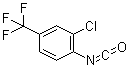 structure of CAS# 51488-22-3, 2-Chloro-4-(trifluoromethyl)phenyl isocyanate