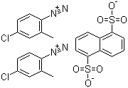 structure of CAS# 51503-28-7, Fast Red TR Salt 1,5-naphthalenedisulfonate salt