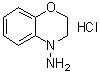 CAS # 51512-01-7, 2,3-Dihydro-4H-1,4-benzoxazin-4-amine monohydrochloride, [2,3-Dihydro-4H-1,4-benzoxazin-4-yl]amine hydrochloride