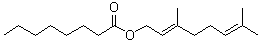 Geraniol caprylate molecular structure (CAS 51532-26-4)