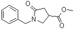 structure of CAS# 51535-00-3, 1-Benzyl-5-oxopyrrolidine-3-carboxylic acid methyl ester