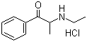 CAS 登录号：51553-17-4, 2-(乙胺基)苯丙酮盐酸盐