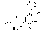 structure of CAS# 5156-22-9, L-亮氨酰-L-色氨酸