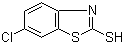 structure of CAS# 51618-29-2, 6-Chloro-2-mercaptobenzothiazole