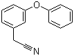 structure of CAS# 51632-29-2, 3-Phenoxyphenylacetonitrile