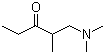 structure of CAS# 51690-03-0, 1-Dimethylamino-2-methylpentan-3-one
