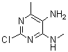 2-Chloro-N4,6-dimethyl-4,5-pyrimidinediamine molecular structure (CAS 5176-95-4)