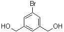 CAS # 51760-22-6, 5-Bromo-1,3-benzenedimethanol, 1-Bromo-3,5-bis(hydroxymethyl)benzene, 3,5-Bis(hydroxymethyl)bromobenzene, 3,5-Bis(hydroxymethyl)phenyl bromide