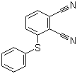 structure of CAS# 51762-68-6, 3-Phenylsulfanylphthalonitrile