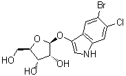 CAS 登录号：518033-34-6, 5-溴-6-氯-1H-吲哚-3-基 beta-D-呋喃核糖苷