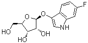 CAS # 518033-39-1, 6-Fluoro-1H-indol-3-yl beta-D-ribofuranoside